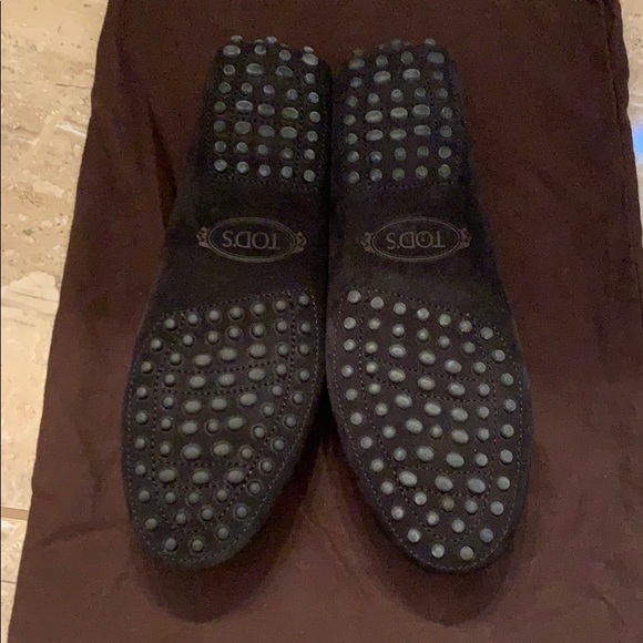 NWT Tod’s black suede loafers size 7 - Picture 4 of 5